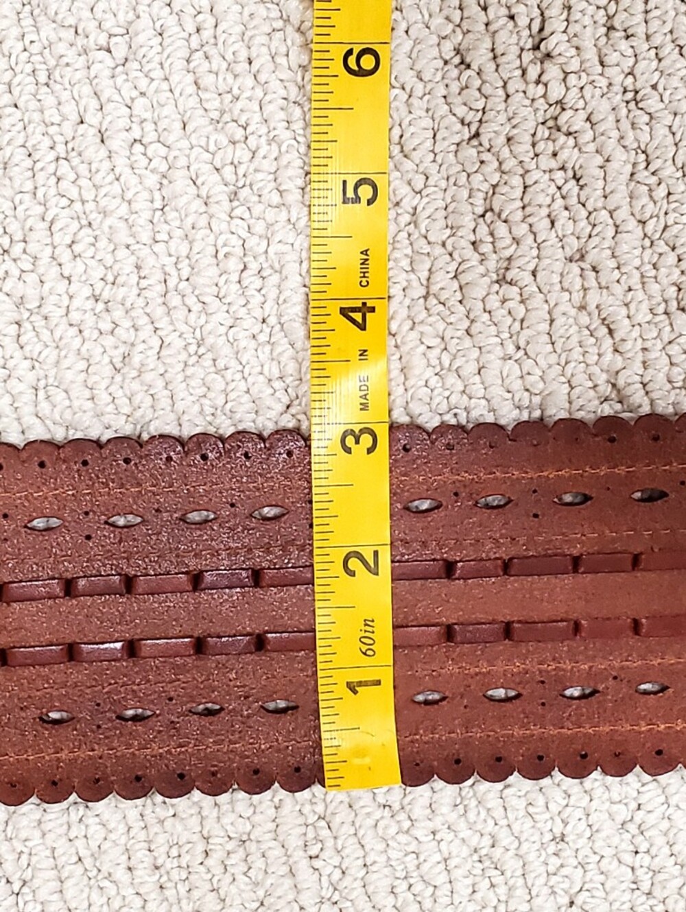 Saddle Brown Leather Artisan Corset Wide Multi-Way Statement Belt XL LIKE NEW - Picture 13 of 15